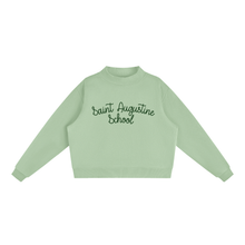 Load image into Gallery viewer, Essential Fleece Mock-Neck Crew Sweatshirt