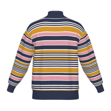 Load image into Gallery viewer, Andover Stripe Quarter Zip Sweater