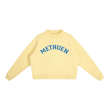 Load image into Gallery viewer, Methuen Varsity Mockneck Sweatshirt | Butter