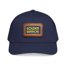 Load image into Gallery viewer, Golden Warriors Leather Patch Baseball Cap — Retro Team Trucker Hat

