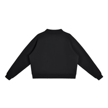 Load image into Gallery viewer, North Andover Script Mockneck Sweatshirt | Black
