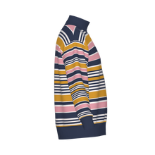 Load image into Gallery viewer, Andover Stripe Quarter Zip Sweater
